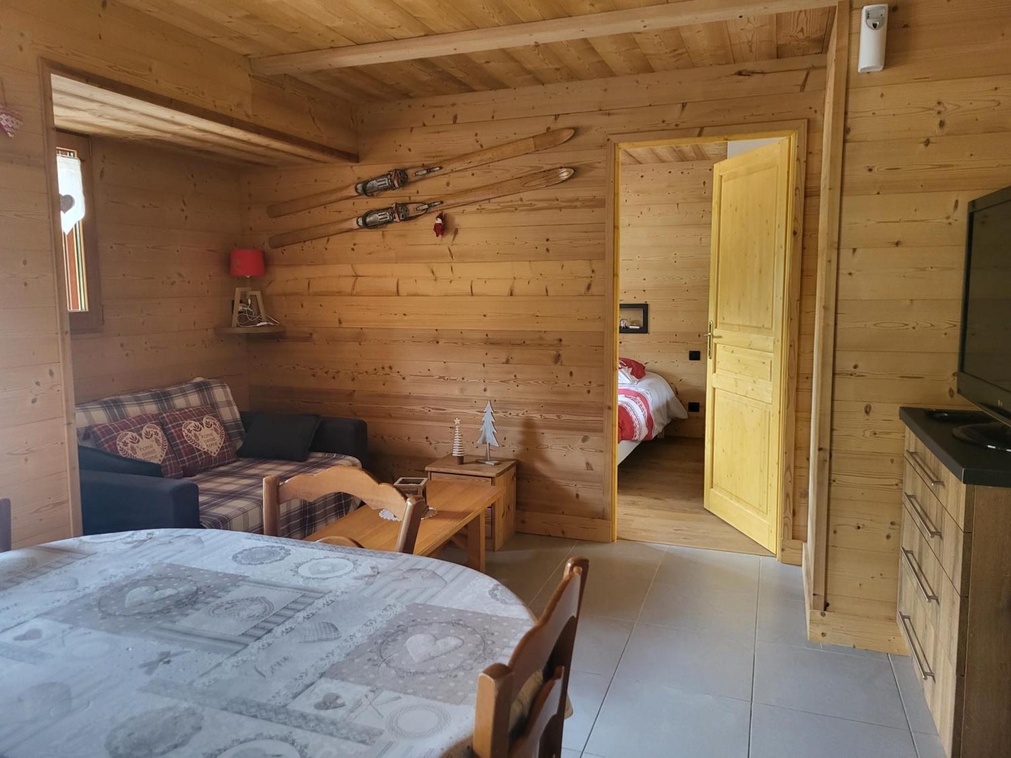 Appartement Cosy Face Aux Aravis Le Grand-Bornand Buitenkant foto